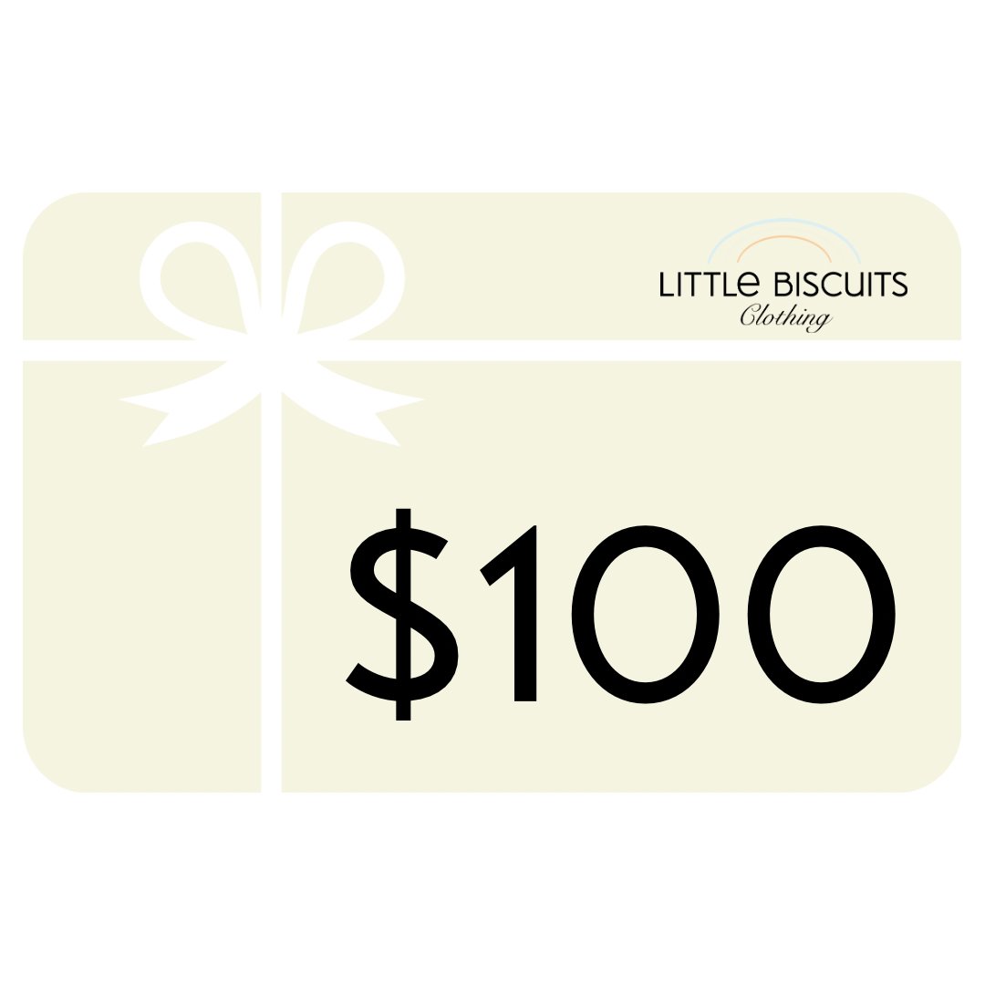 100 dollar Little Biscuits Clothing Gift Card