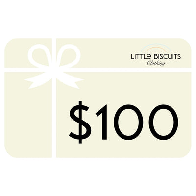 100 dollar Little Biscuits Clothing Gift Card