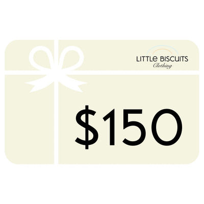 150 dollar Little Biscuits Clothing Gift Card